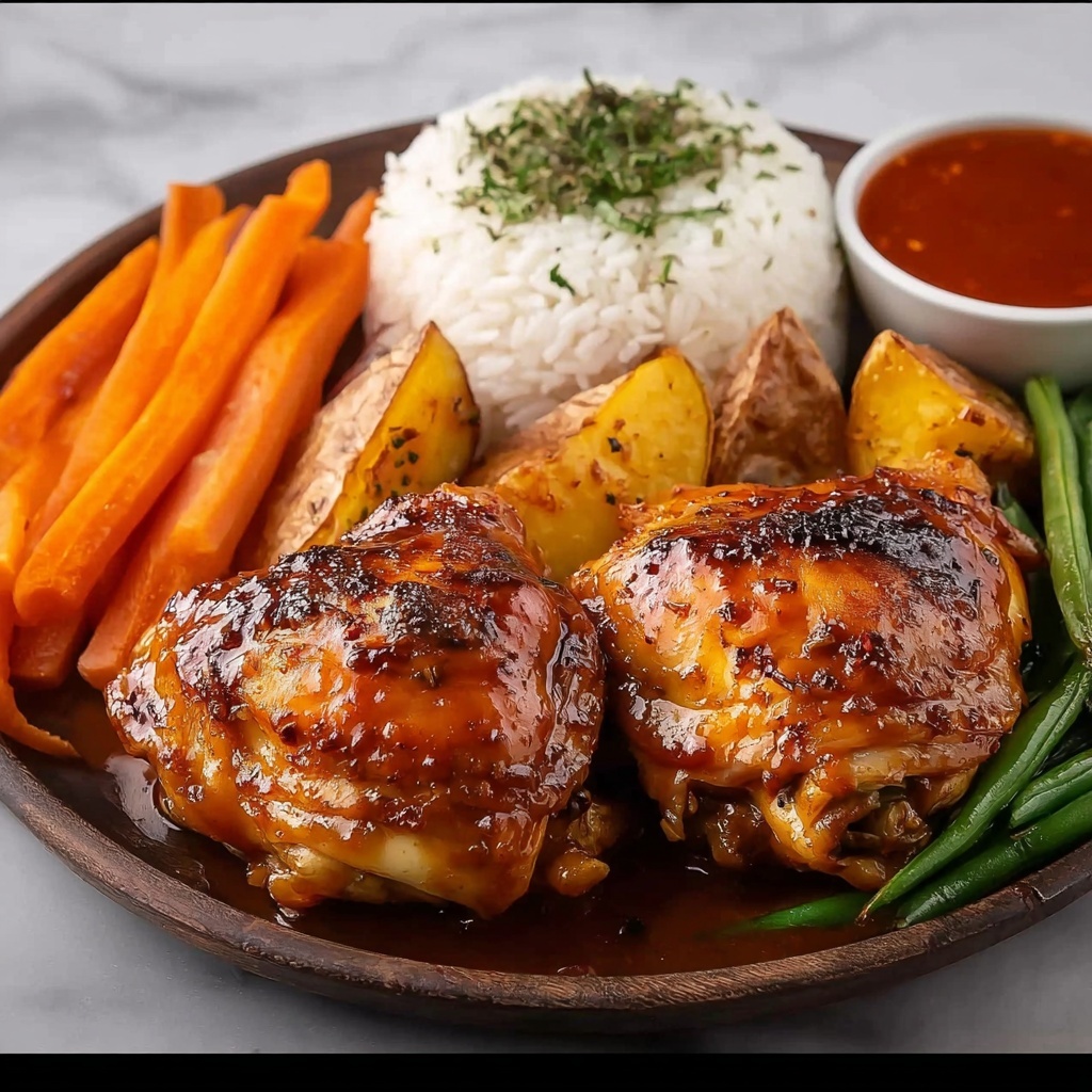 Korean BBQ Rotisserie Chicken Recipe - Recipe Image