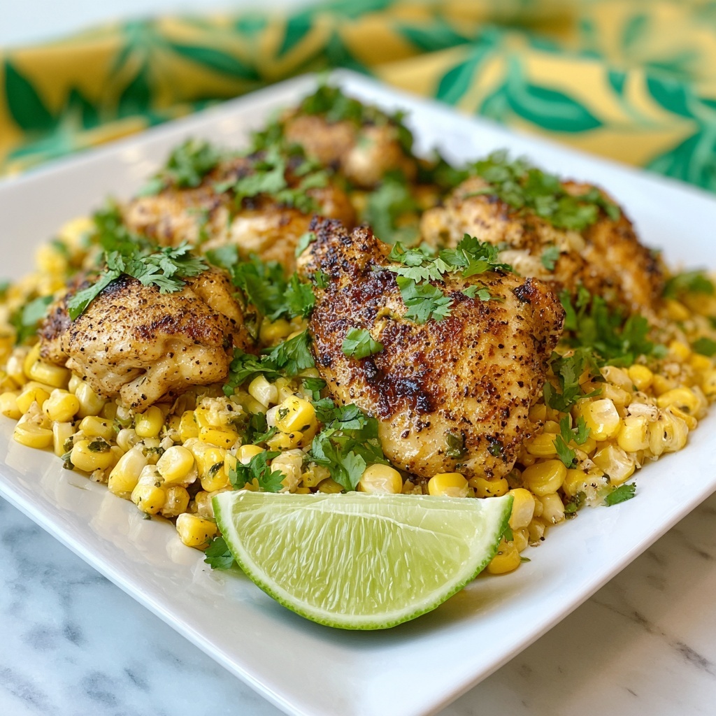 Cilantro-Lime Chicken with Fresh Corn Salsa Recipe - Recipe Image