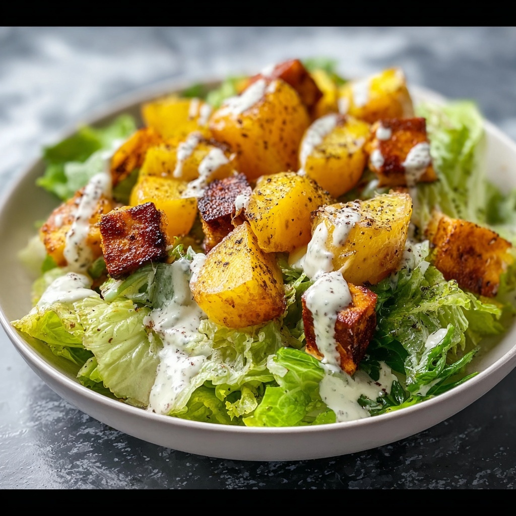 Crispy Potato Caesar Salad Recipe - Recipe Image