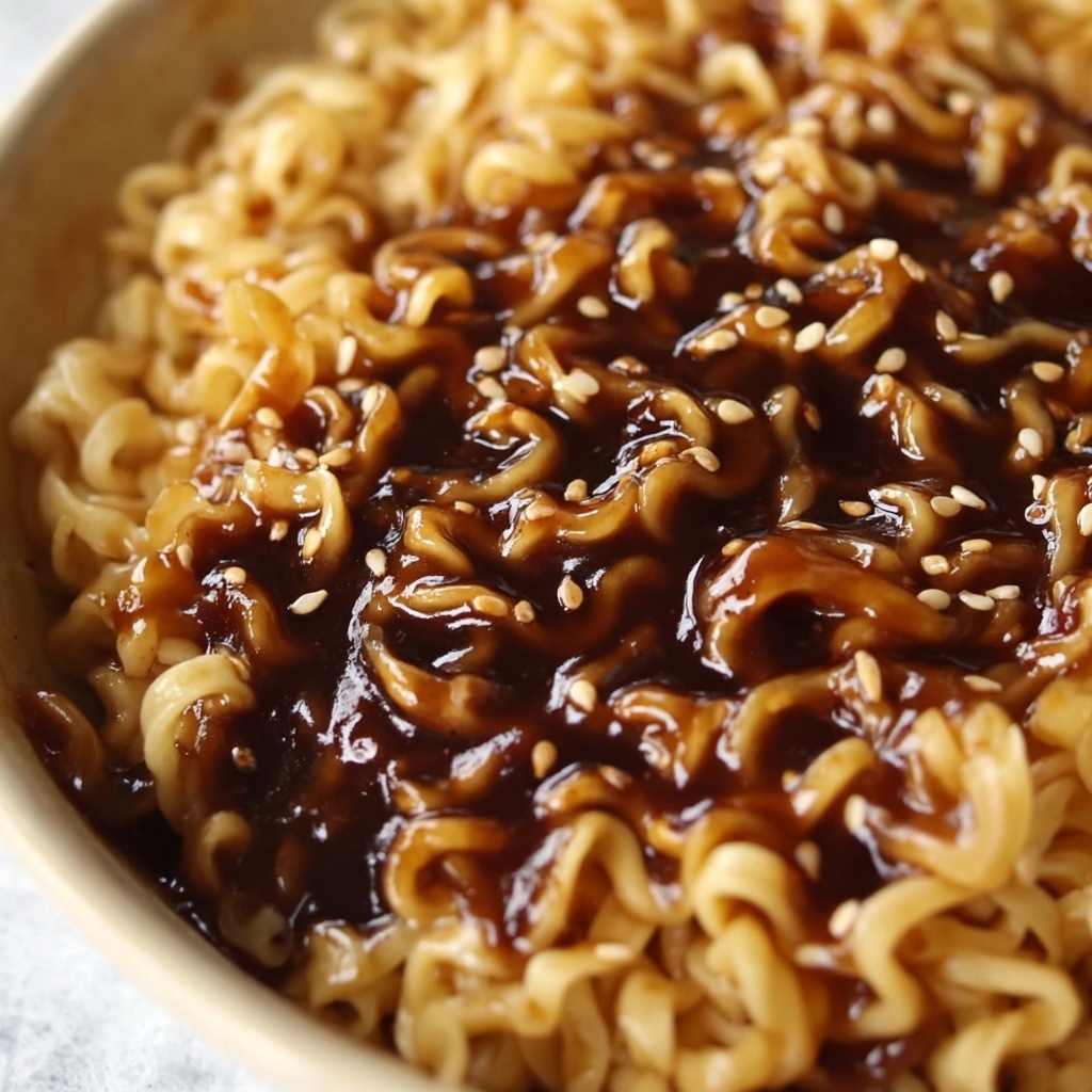Sweet & Spicy Ramen Noodles Recipe - Recipe Image