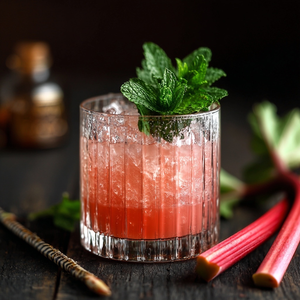 Rhubarb Liqueur Recipe - Recipe Image