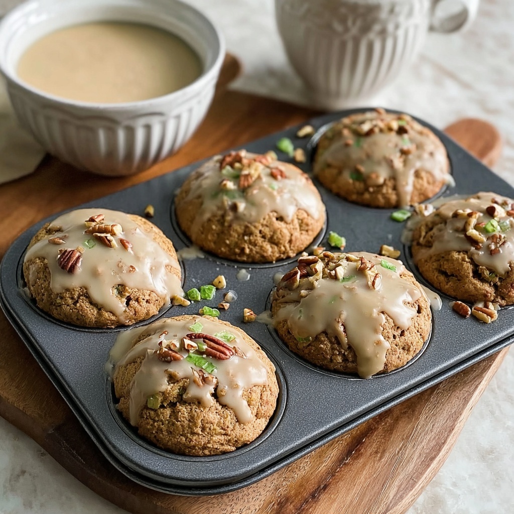 Zucchini Bread Cookies with Brown Butter Glaze Recipe - Recipe Image