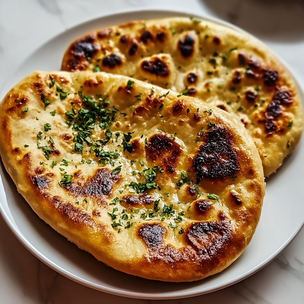 Homemade Naan Bread Recipe - Recipe Image