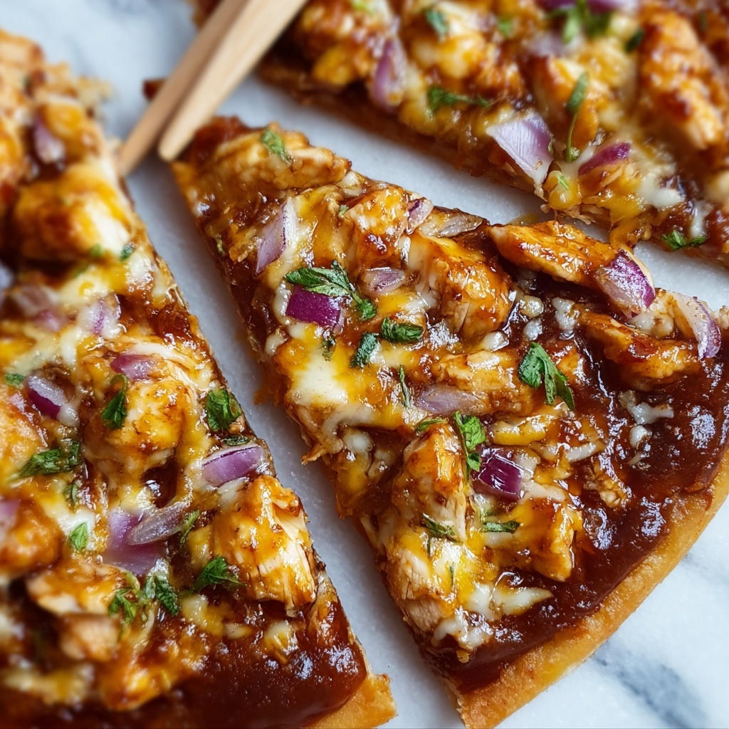BBQ Chicken Flatbread Pizza Recipe - Recipe Image