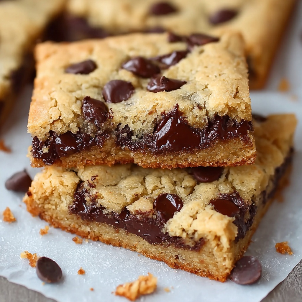 Lazy Chocolate Chip Cookie Bars Recipe - Recipe Image