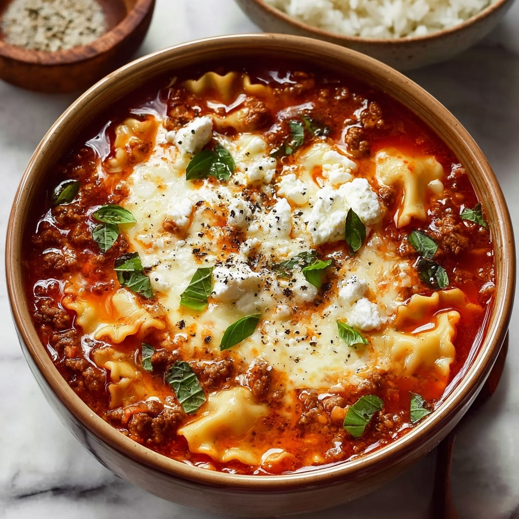 Hearty Lasagna Soup Recipe - Recipe Image