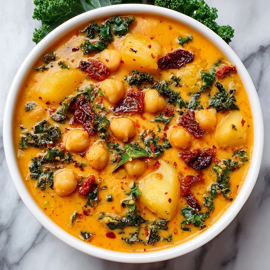 Creamy Tuscan Chickpea Soup Recipe - Recipe Image