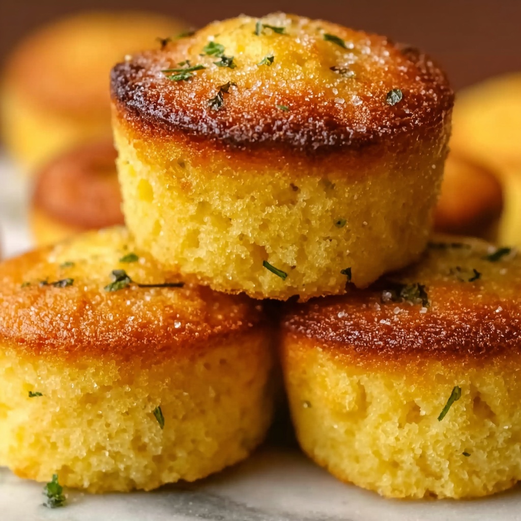 Southern-Style Honey Butter Cornbread Poppers Recipe - Recipe Image