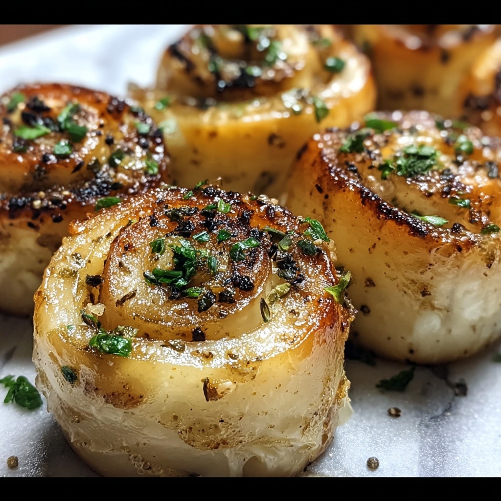 Garlic Bread Roll-Ups Recipe - Recipe Image