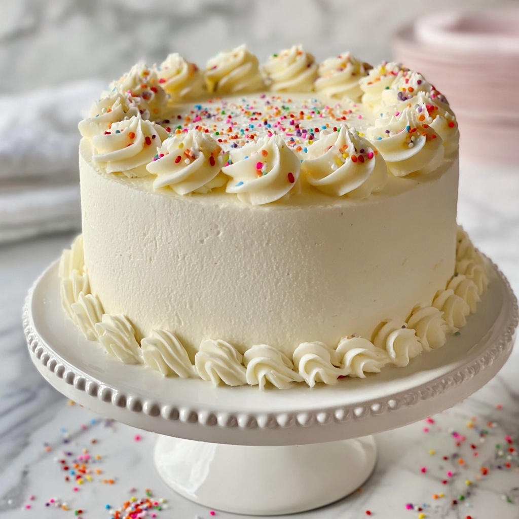 Classic White Cake Recipe - Recipe Image