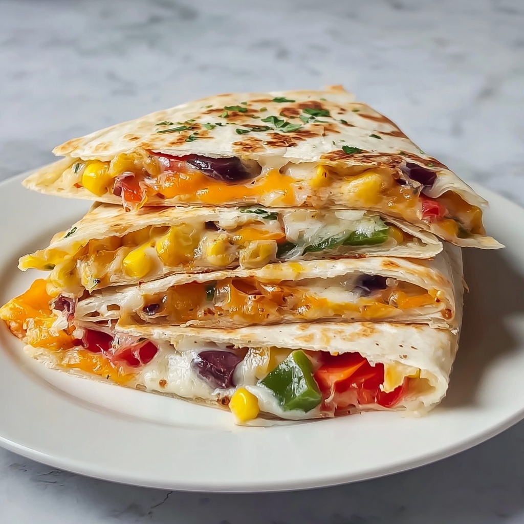 Farmer's Market Vegetarian Quesadillas Recipe - Recipe Image