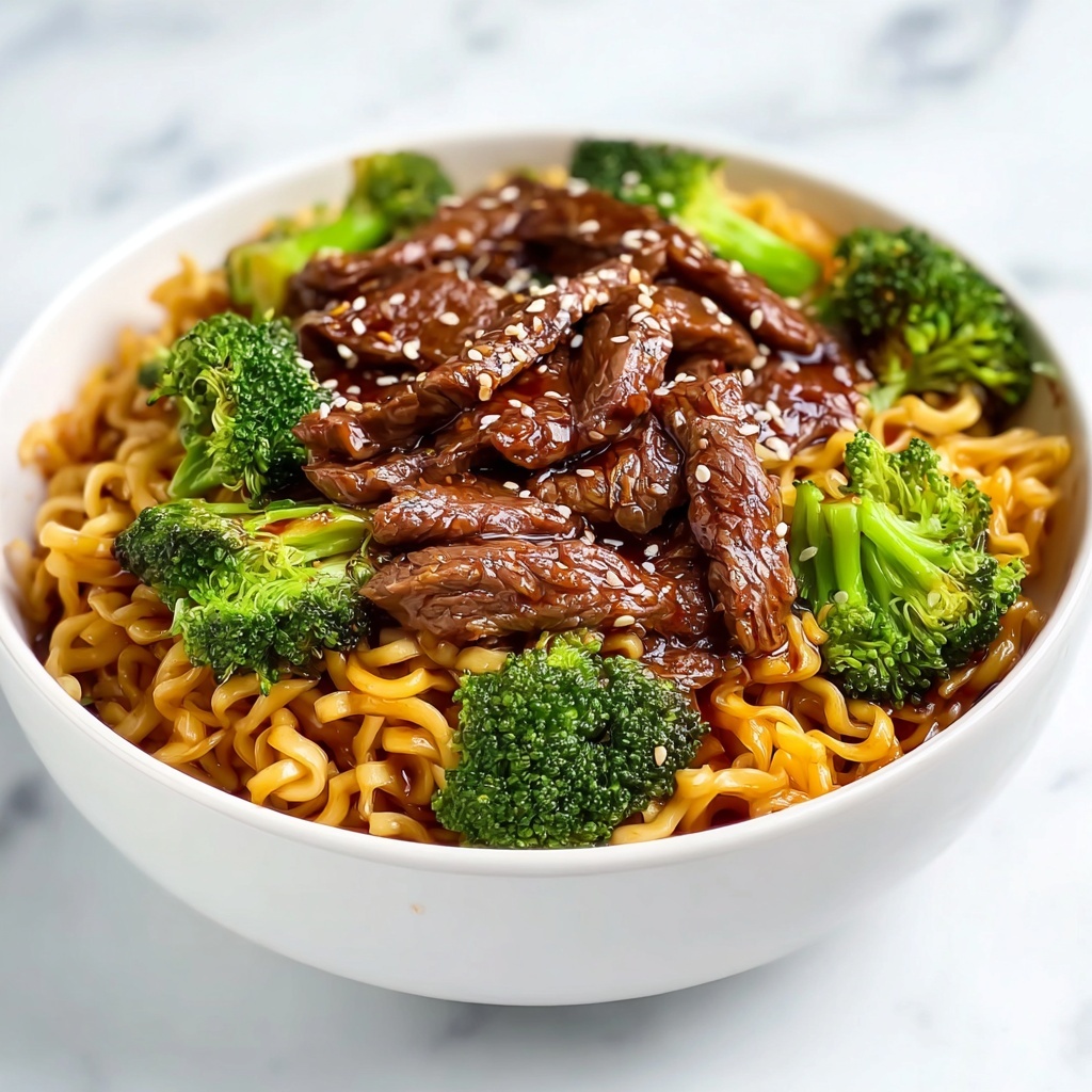 Beef and Broccoli Ramen Stir Fry Recipe - Recipe Image