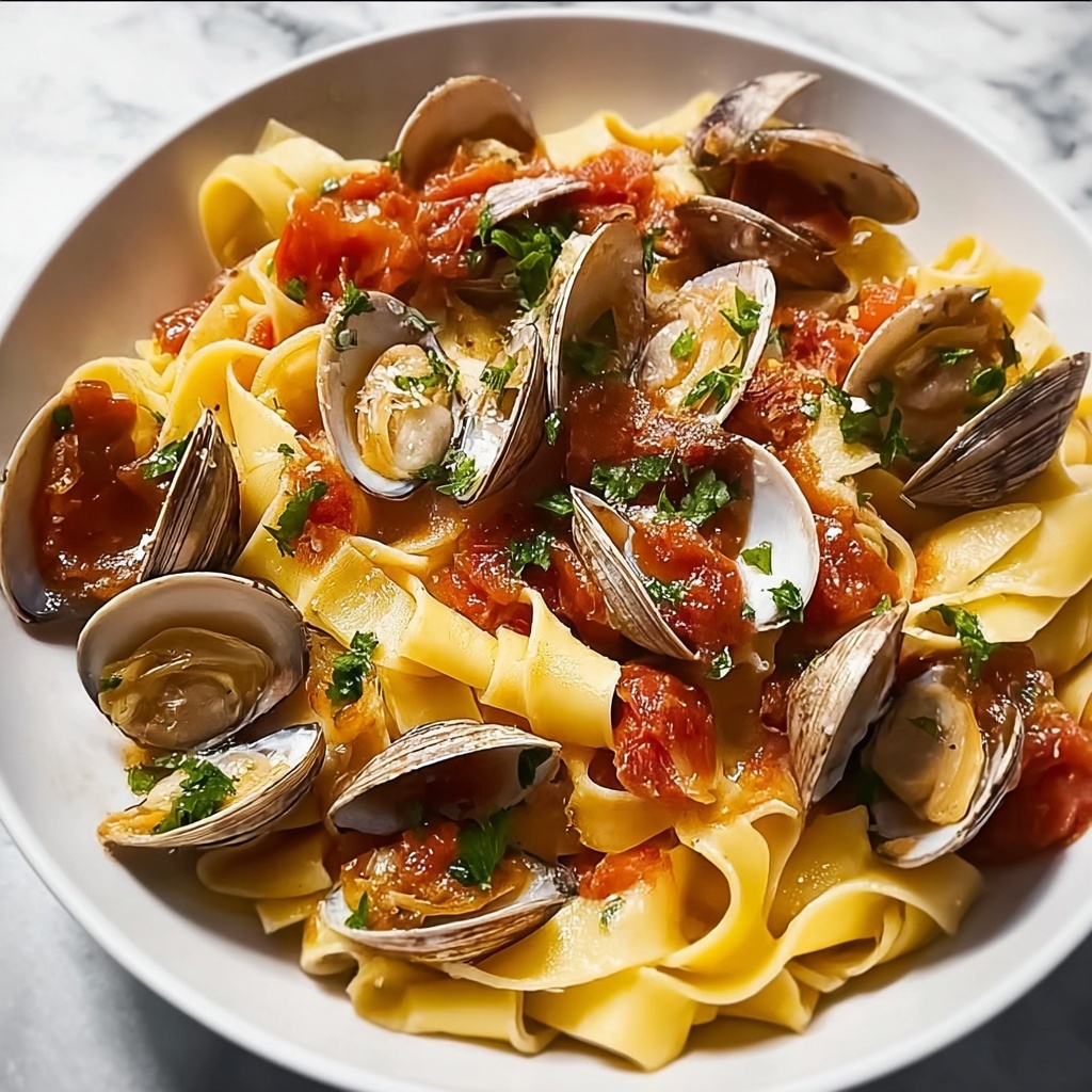 Linguine and Clams with Tomatoes Recipe - Recipe Image