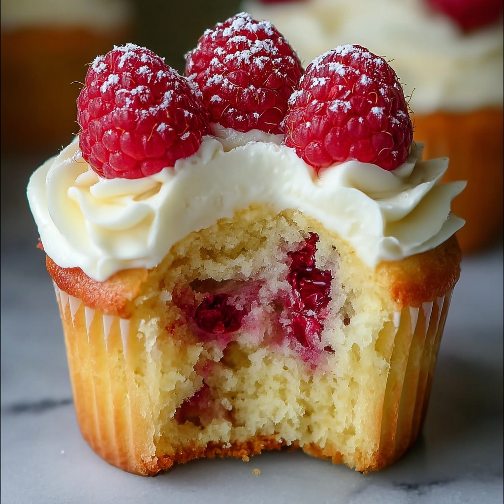 Raspberry Lemon Cupcakes Recipe - Recipe Image