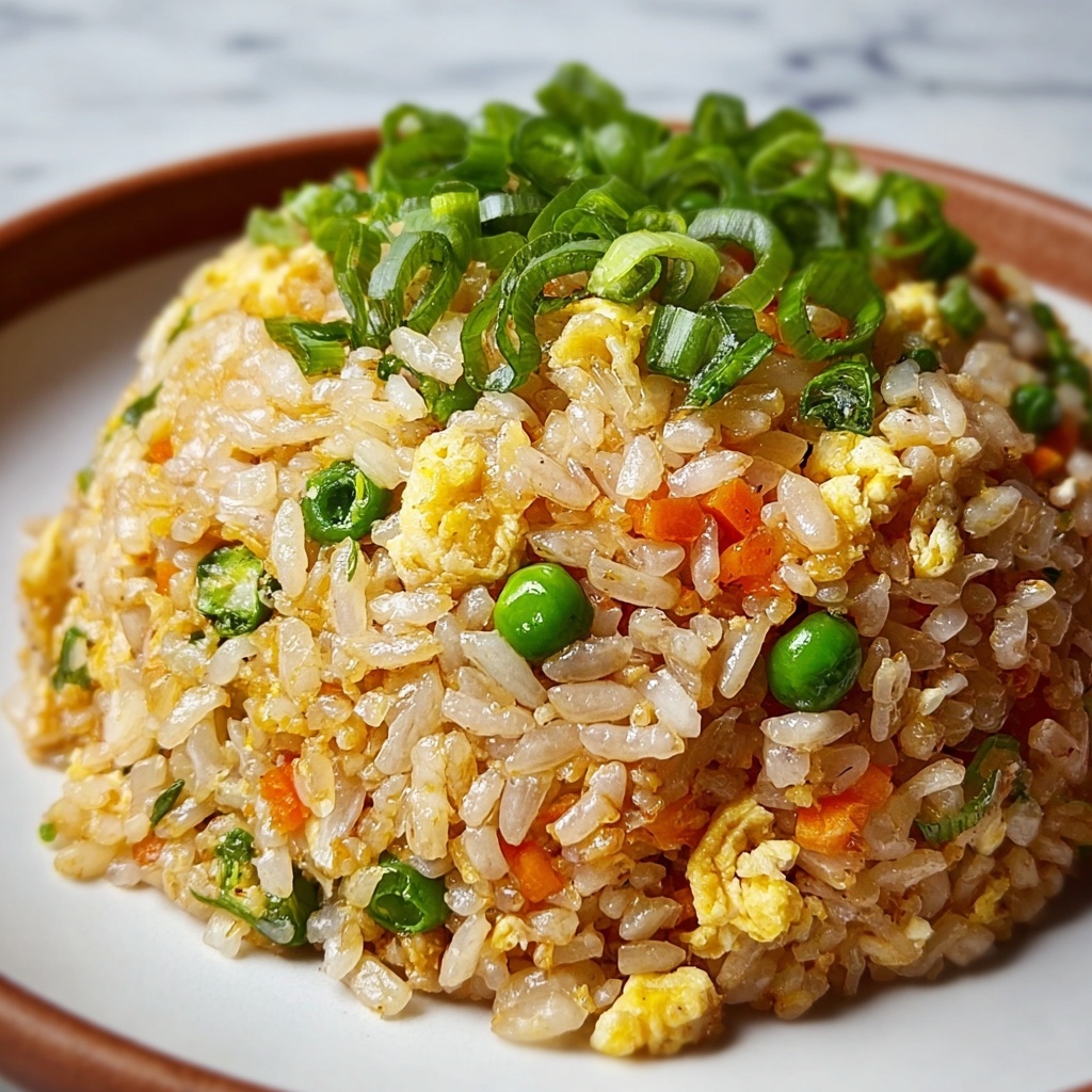 Simple Egg Fried Rice Recipe - Recipe Image