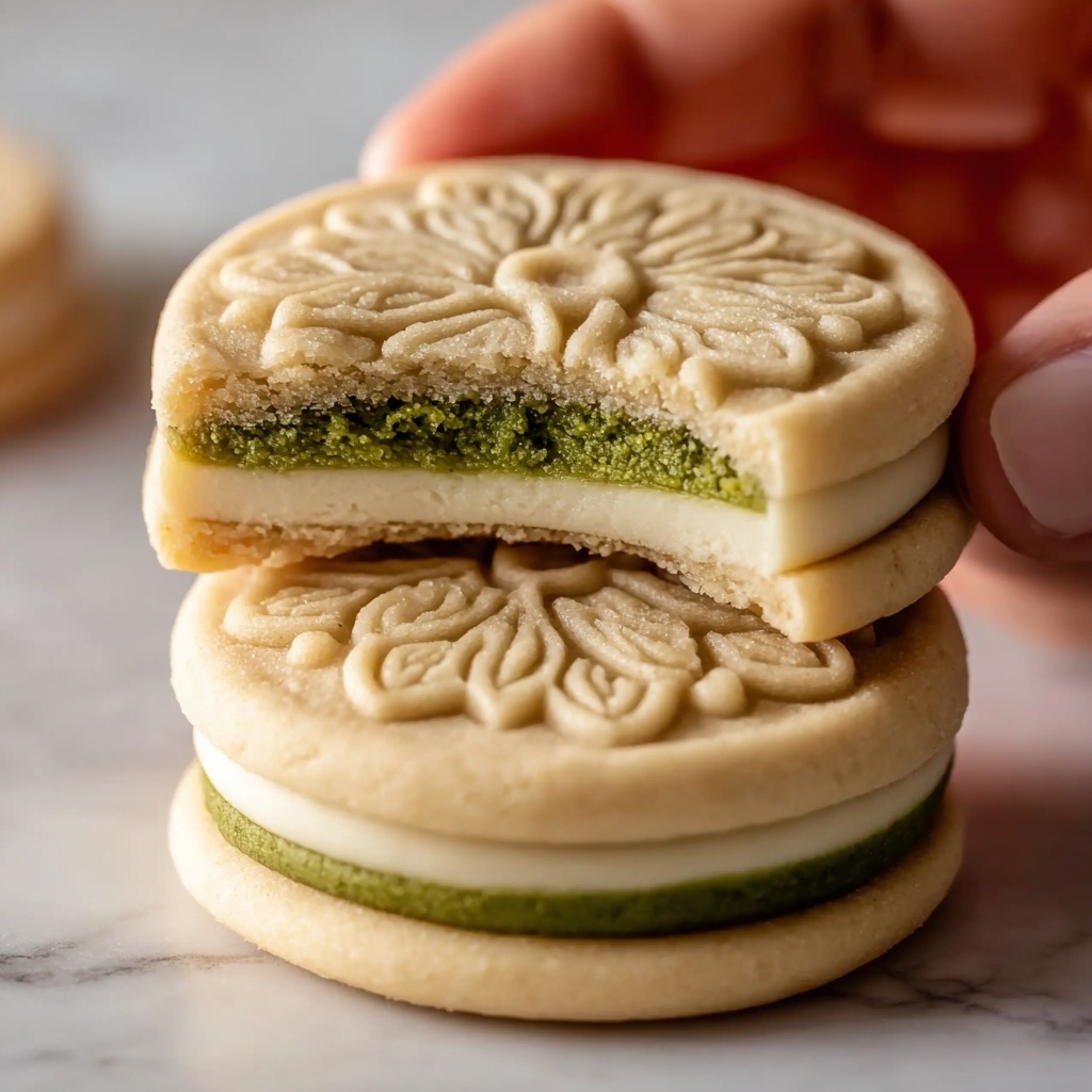 Pistachio Latte Sandwich Cookies Recipe - Recipe Image