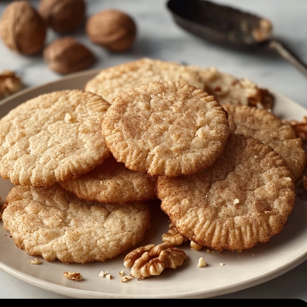 Walnut Butter Cookies Recipe - Recipe Image
