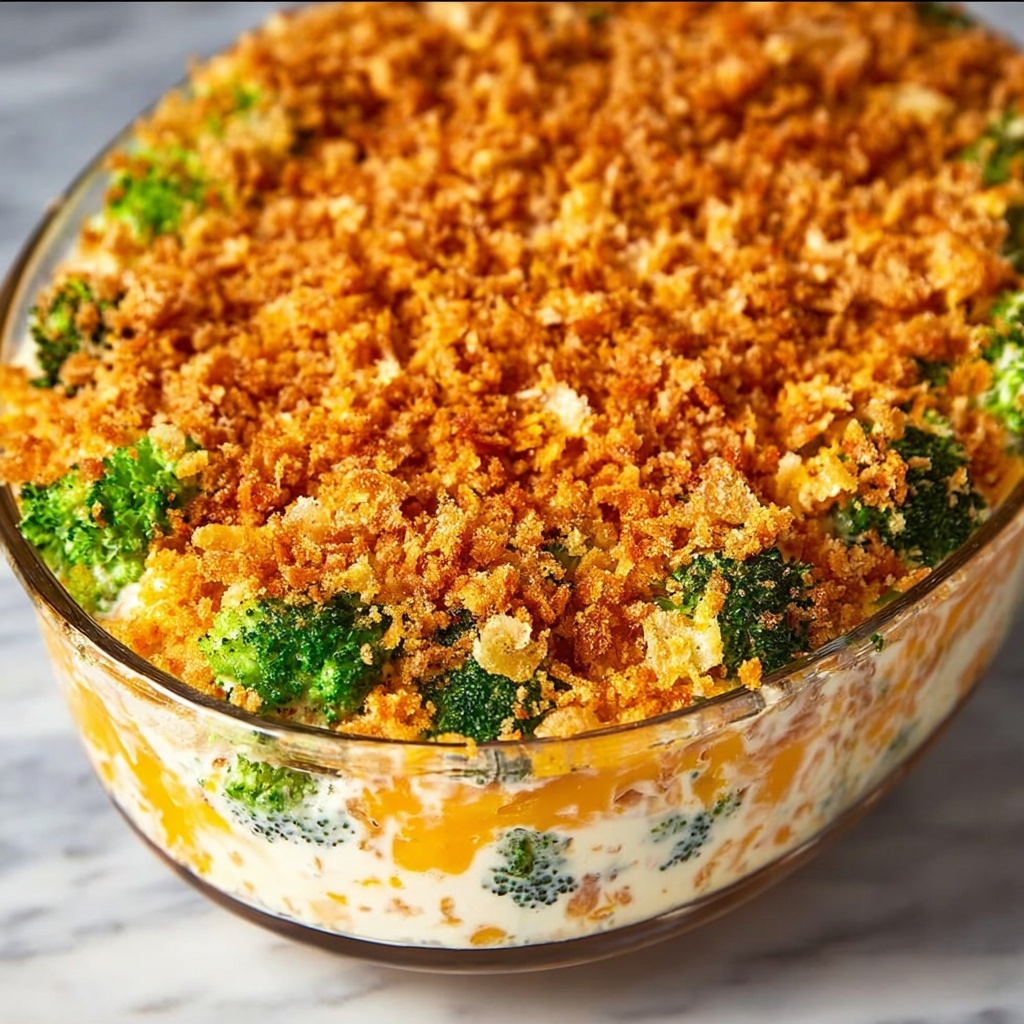 Lunch Lady Broccoli Cheese & Rice Casserole Recipe - Recipe Image