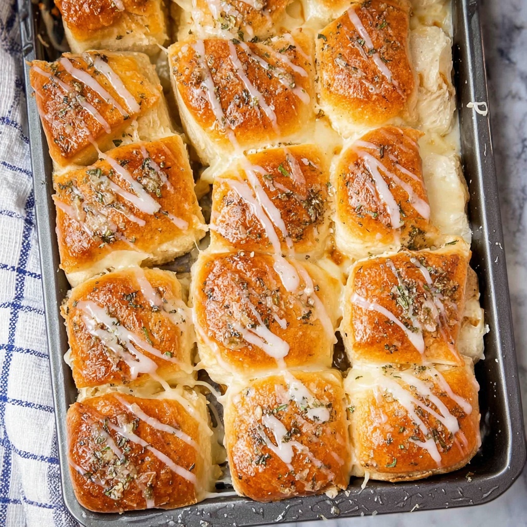 Hawaiian Roll Garlic Bread Recipe - Recipe Image