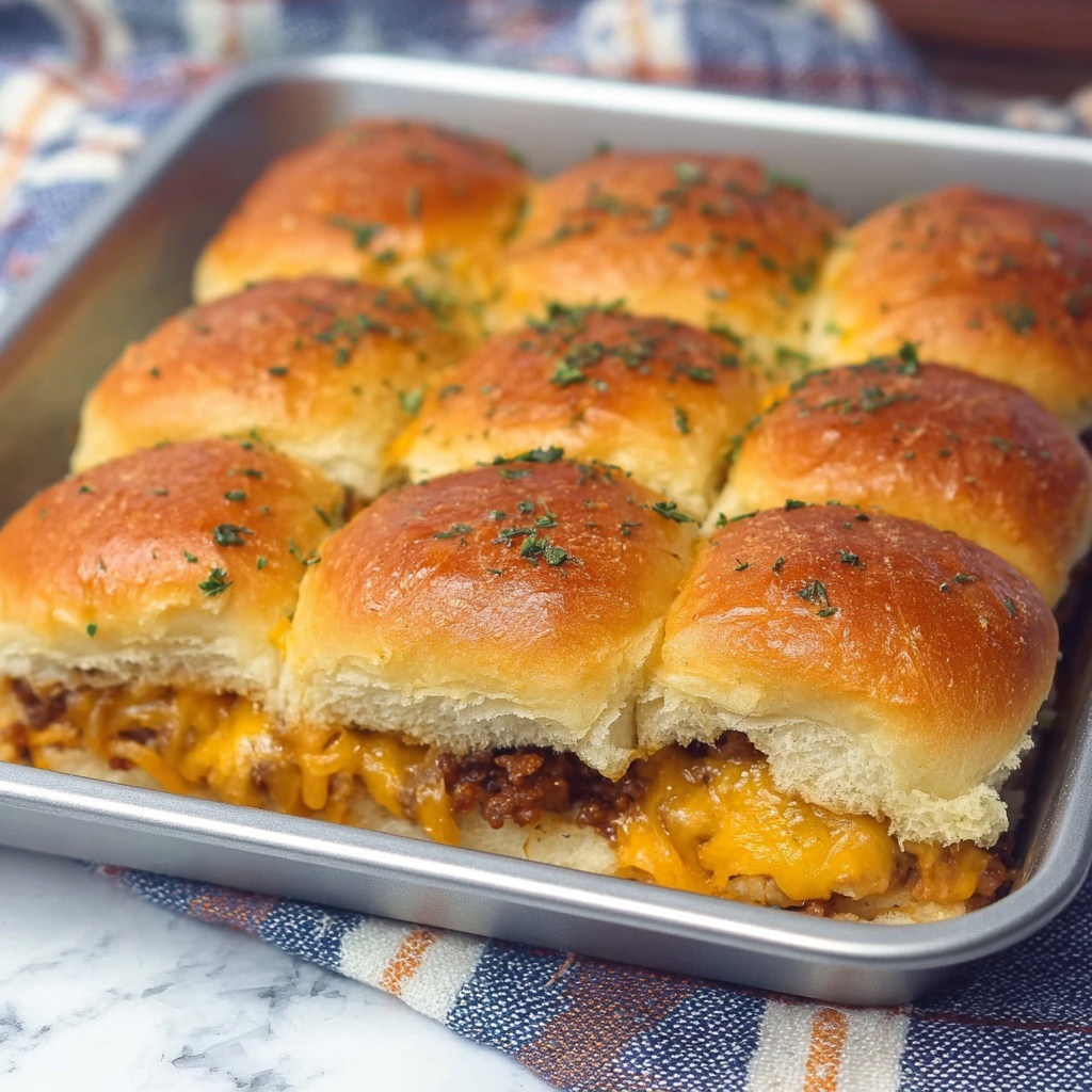 Taco Sliders with Velveeta and Cheddar on Hawaiian Rolls Recipe - Recipe Image