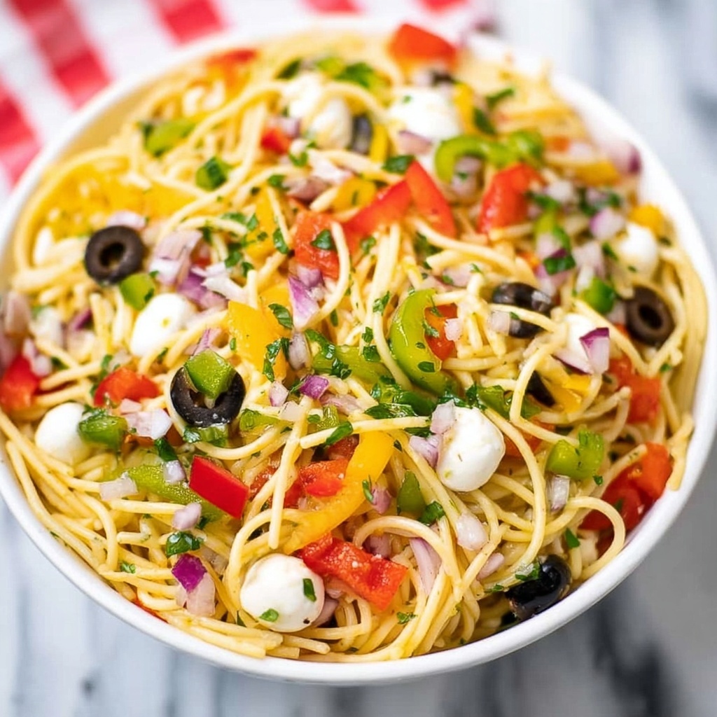 Summer Spaghetti Salad Recipe - Recipe Image