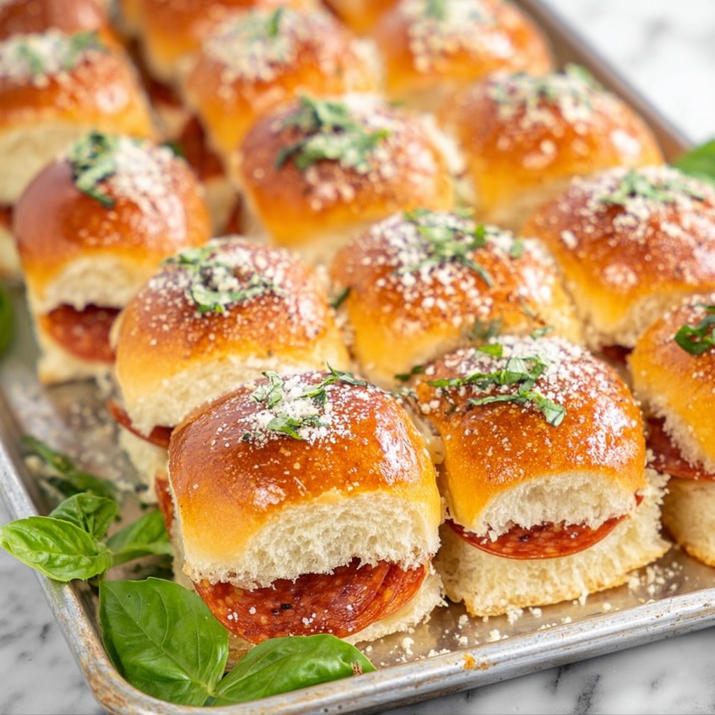 Pepperoni Pizza Hawaiian Rolls Recipe - Recipe Image