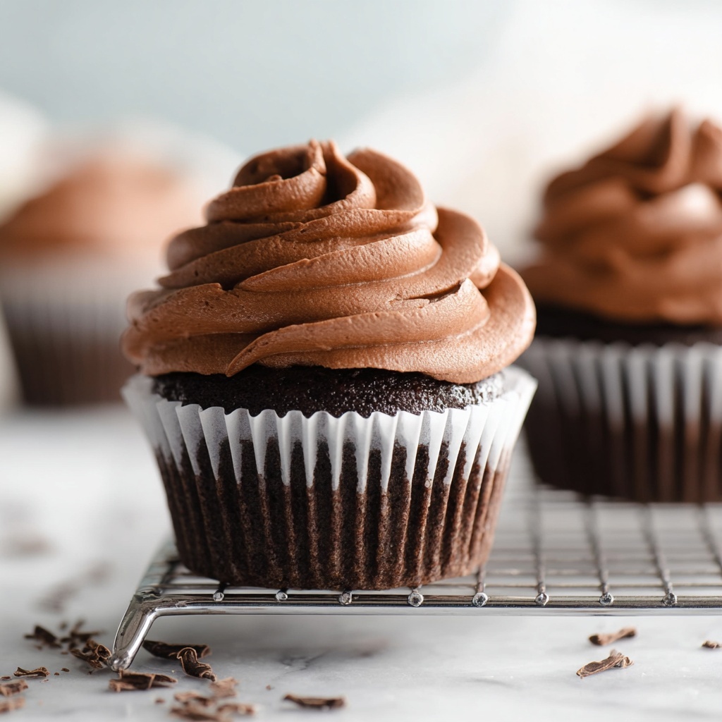 Vegan Chocolate Cupcakes Recipe - Recipe Image