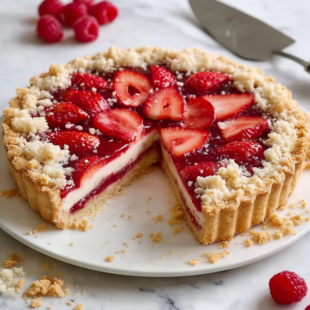 Rhubarb and Strawberry Tart Recipe - Recipe Image
