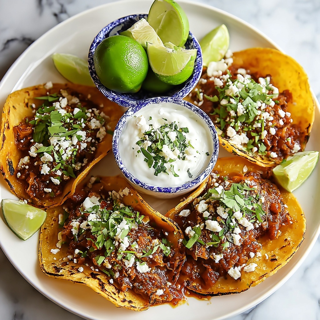 Birria Tostada Stacks Recipe - Recipe Image