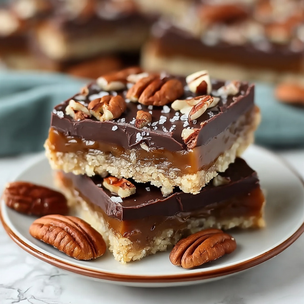 Turtle Bars Recipe - Recipe Image