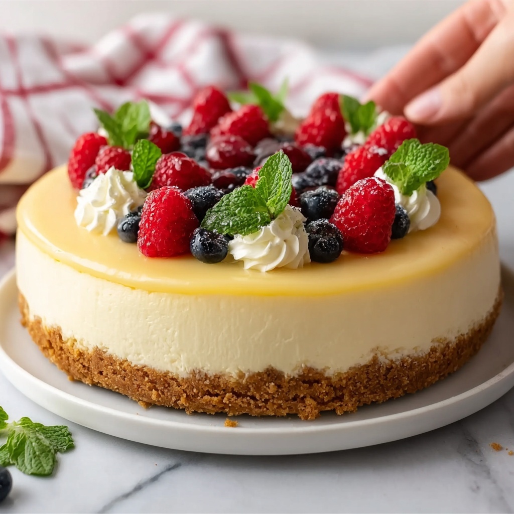 The Best Easy Cheesecake Recipe - Recipe Image