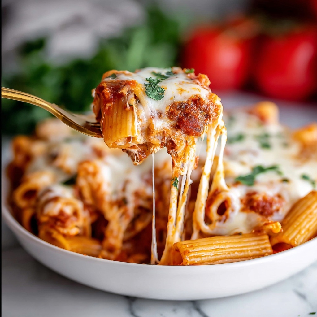 Instant Pot Chicken Parmesan Pasta Recipe - Recipe Image