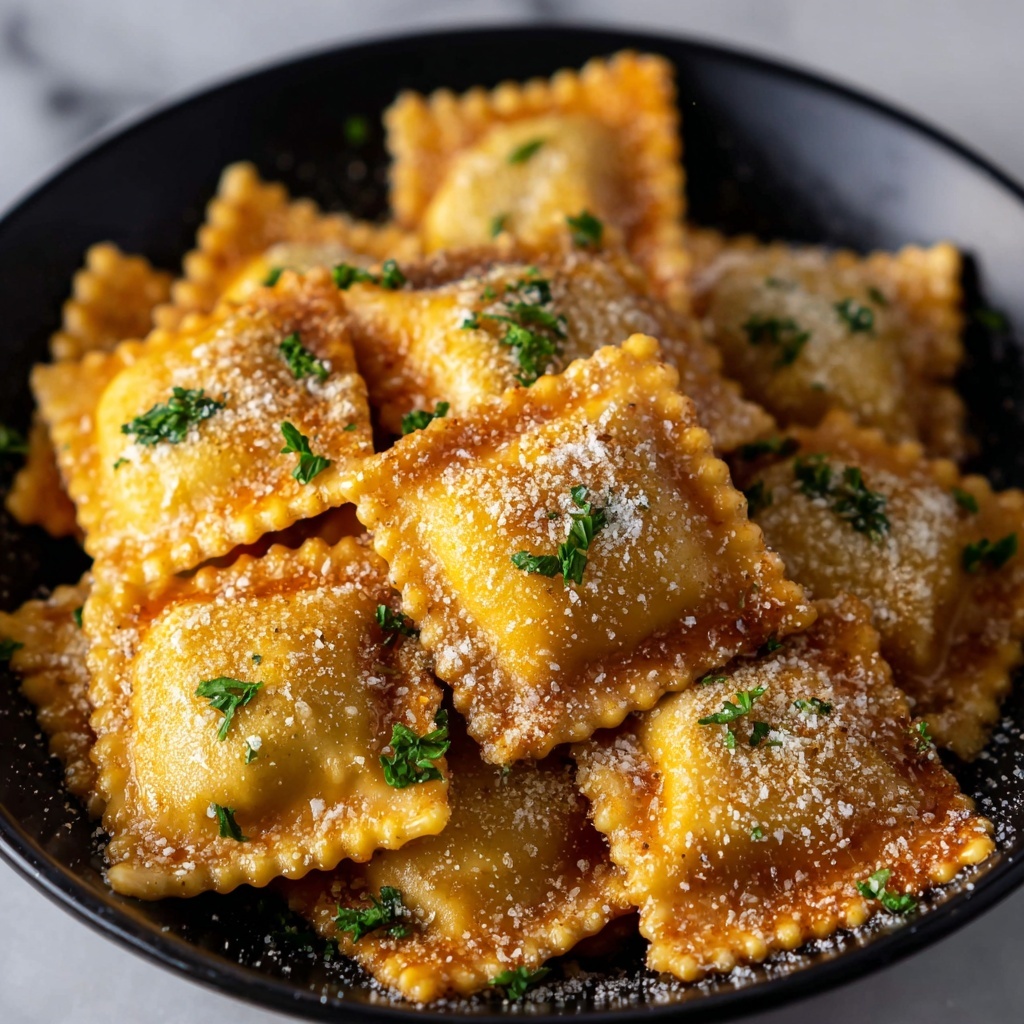 Crispy Air Fryer Million Dollar Ravioli Bites Recipe - Recipe Image