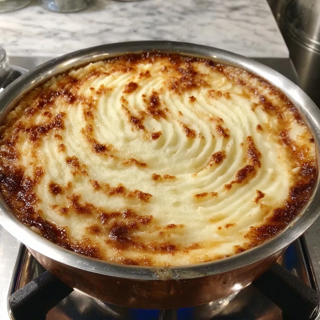 Classic Shepherd’s Pie with Savory Beef and Mashed Potatoes Recipe - Recipe Image