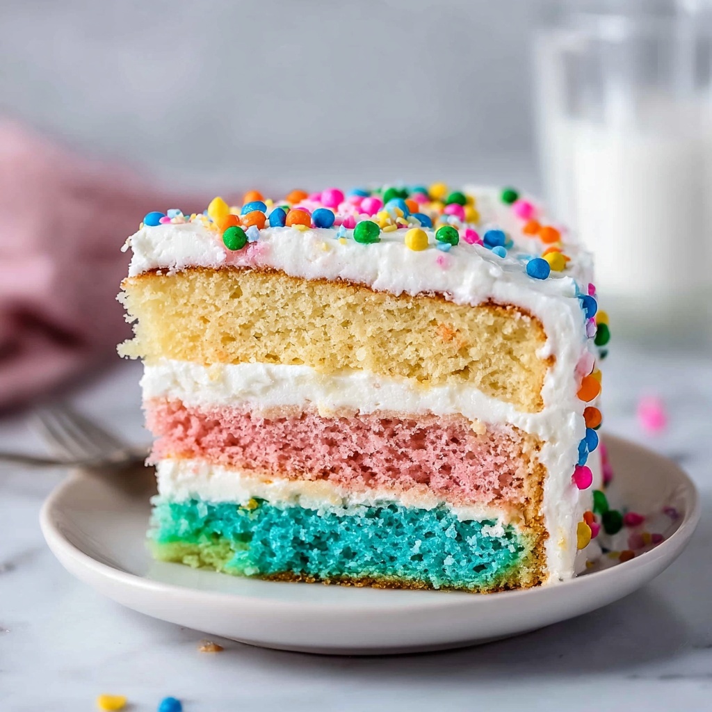 Easy Pastel Easter Cake Recipe - Recipe Image