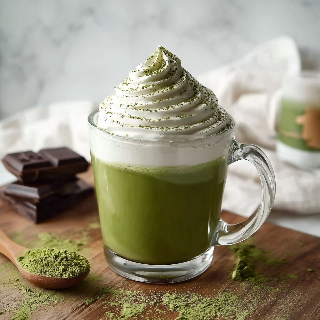 Matcha White Hot Chocolate Recipe - Recipe Image