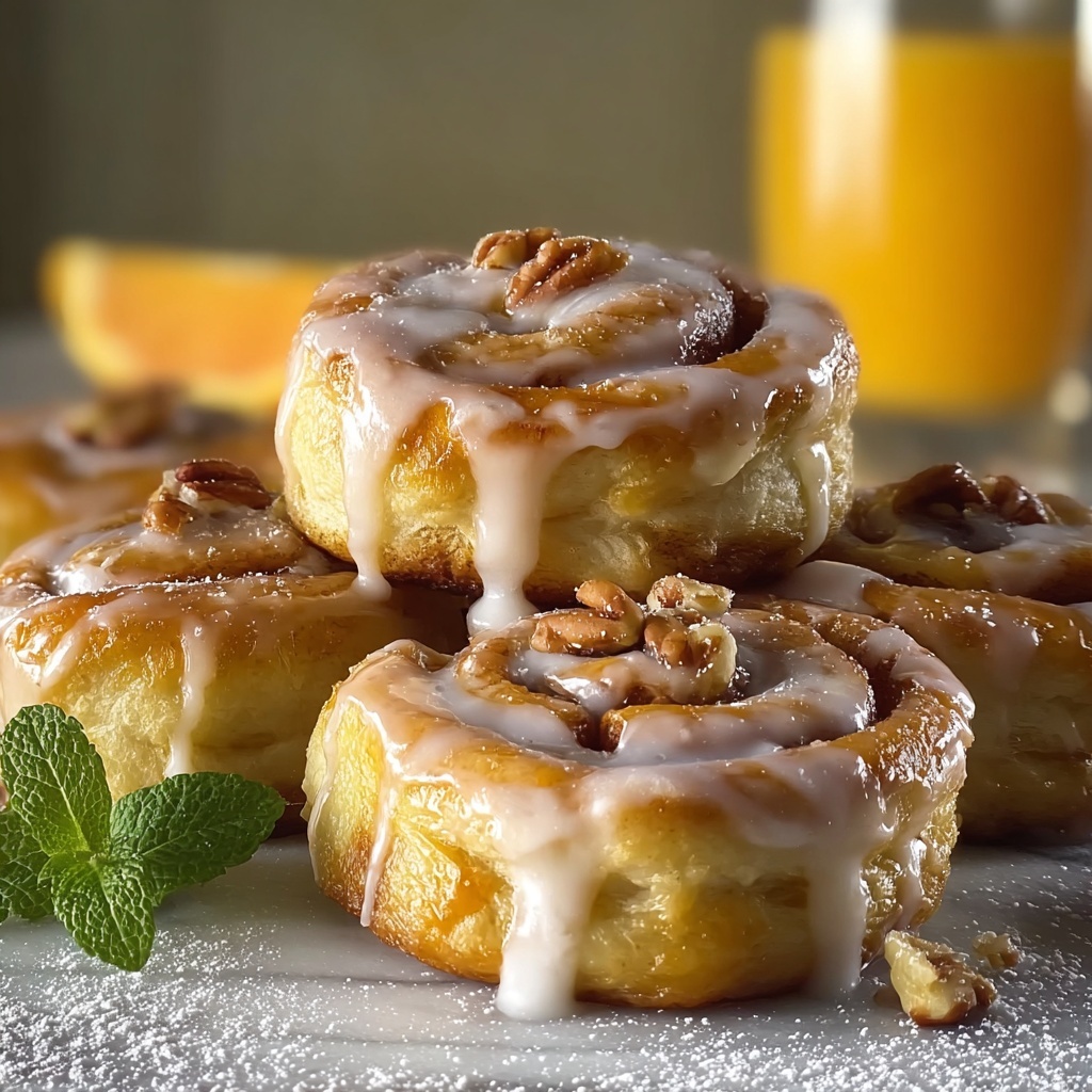 Peachy Cinnamon Rolls Recipe - Recipe Image