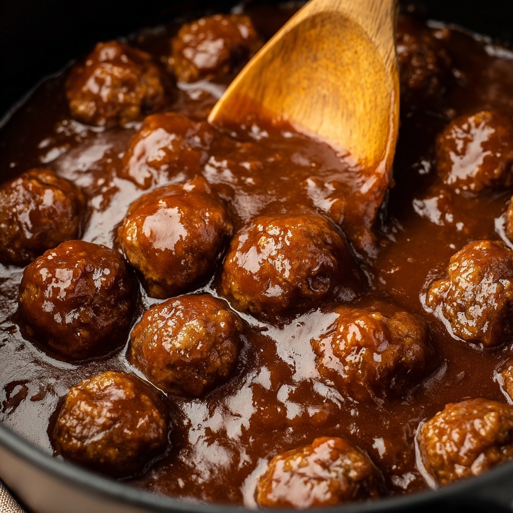 Slow Cooker Salisbury Steak Meatballs Recipe - Recipe Image