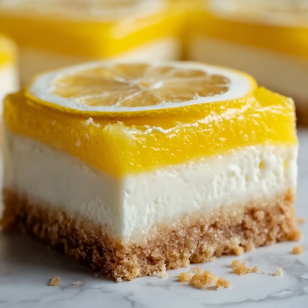 Lemon Cream Cheese Bars Recipe - Recipe Image