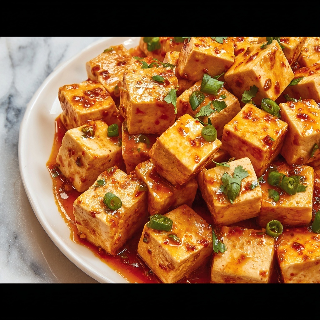 Spicy Tofu with Creamy Coconut Sauce Recipe - Recipe Image