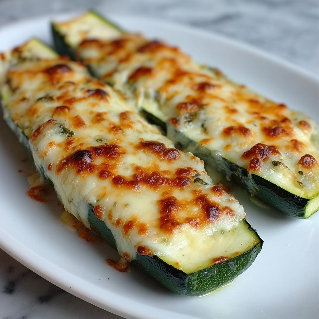 Garlic Lemon and Parmesan Oven Roasted Zucchini Recipe - Recipe Image