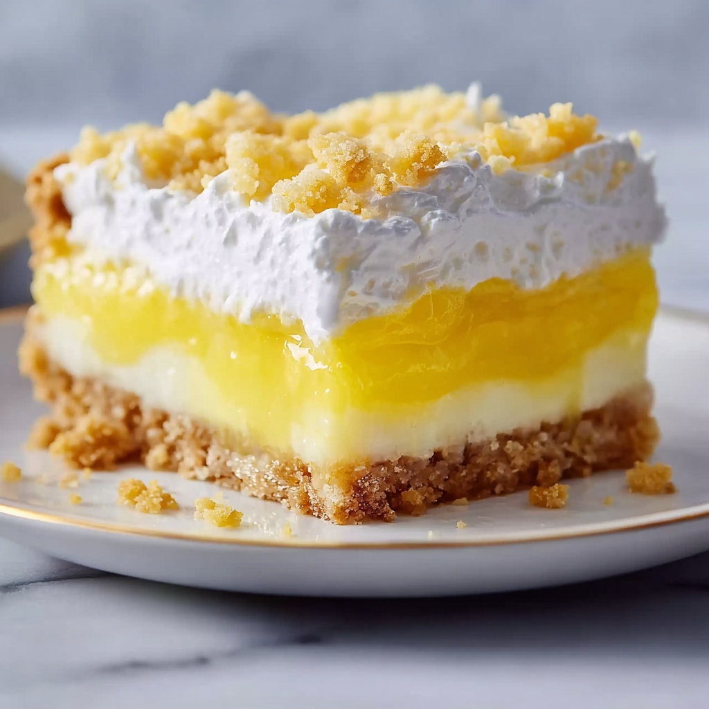 Lemon Cream Cheese Dump Cake Recipe - Recipe Image