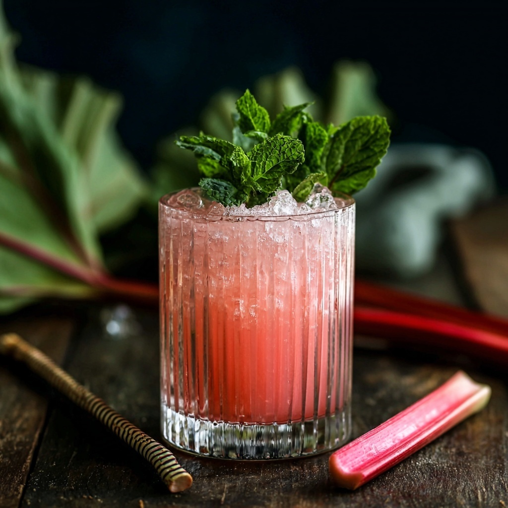 Rhubarb Liqueur Recipe - Recipe Image
