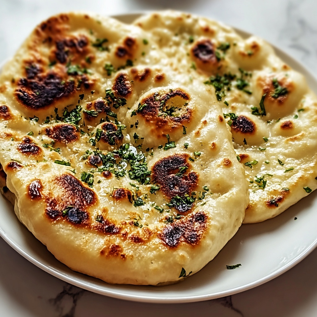 Homemade Naan Bread Recipe - Recipe Image