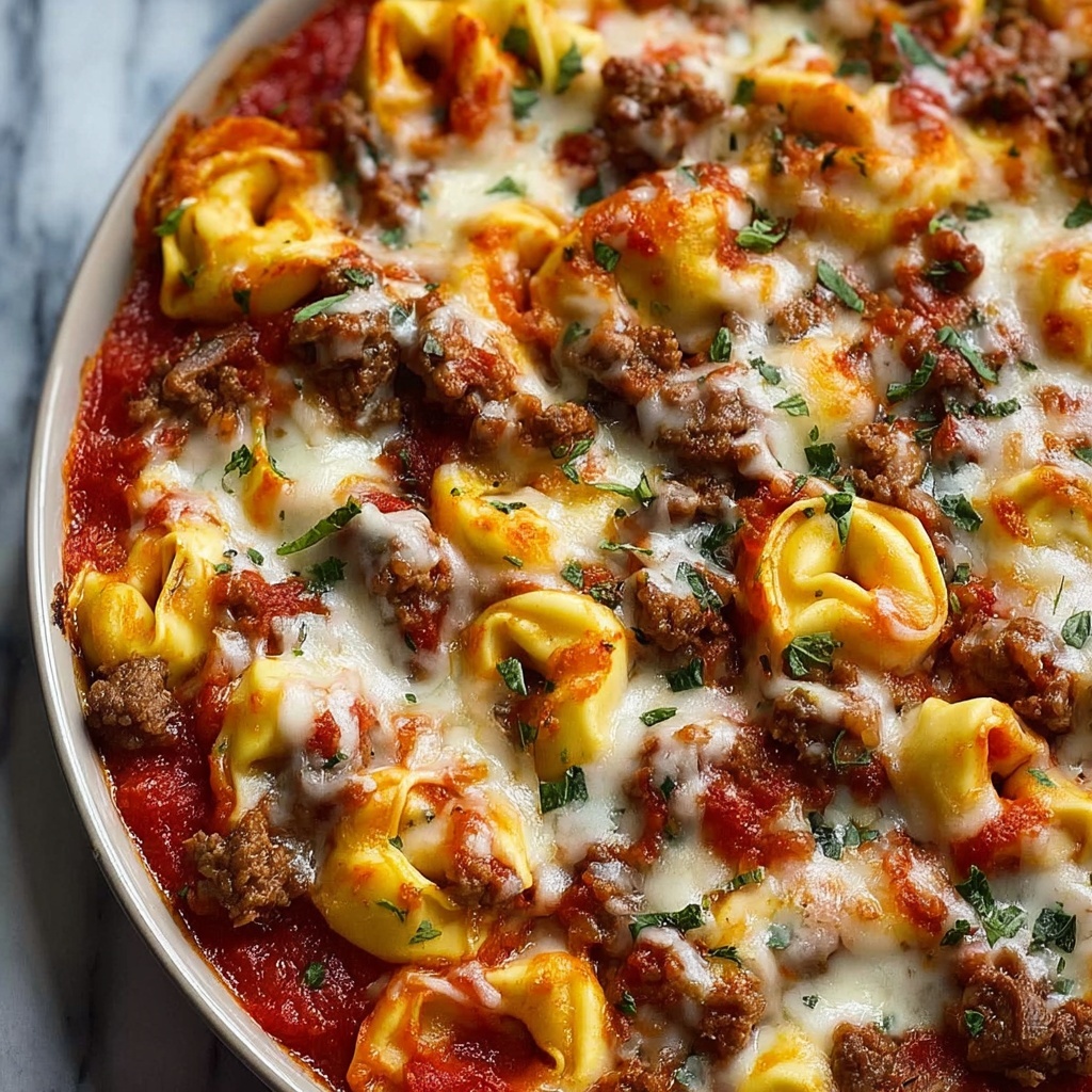 Meat Lovers Pizza Tortellini Recipe - Recipe Image
