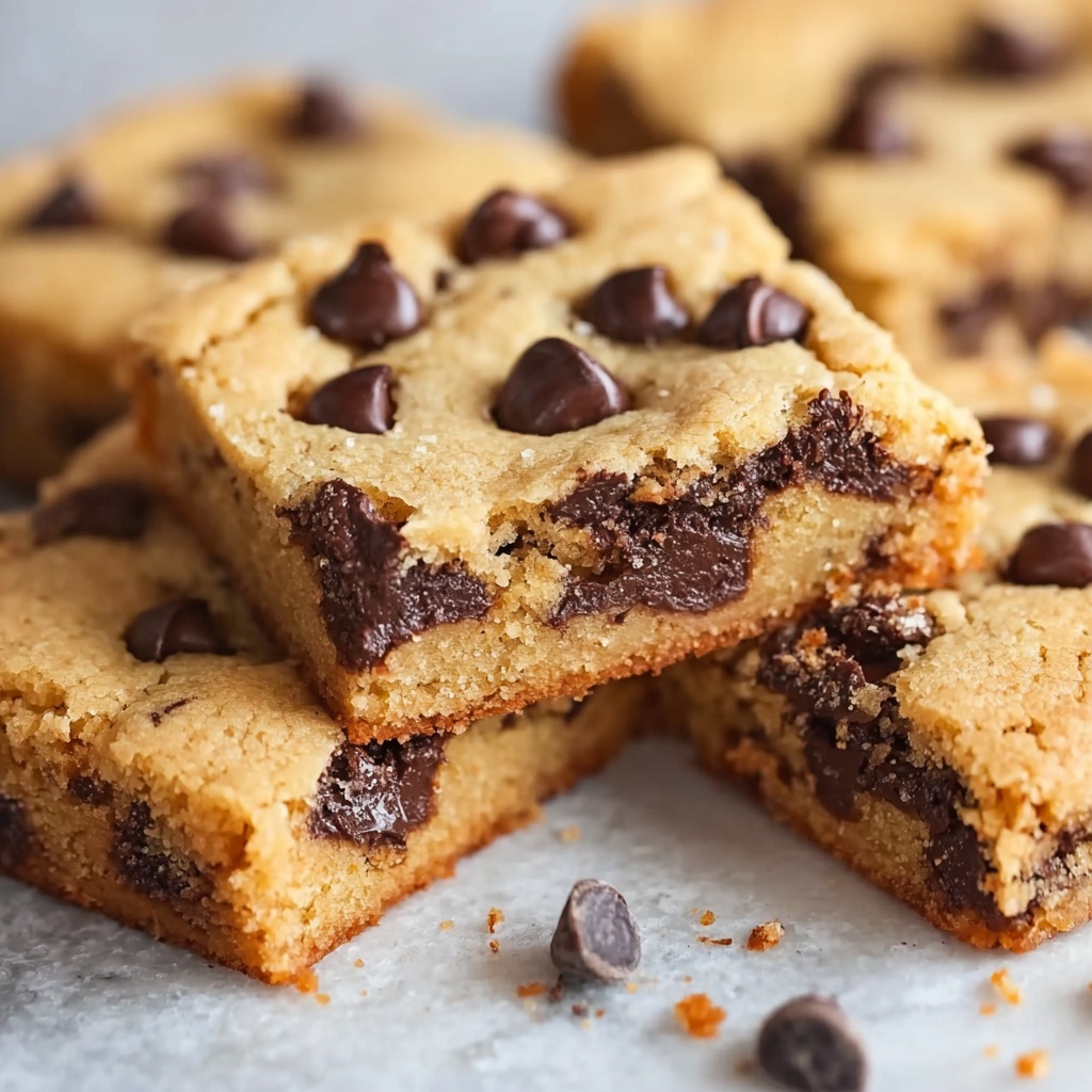 Lazy Chocolate Chip Cookie Bars Recipe - Recipe Image