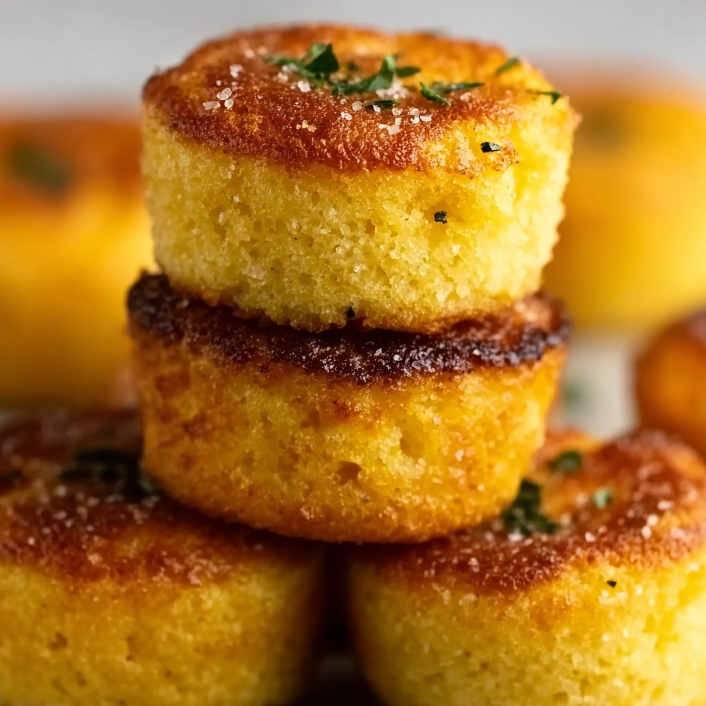 Southern-Style Honey Butter Cornbread Poppers Recipe - Recipe Image