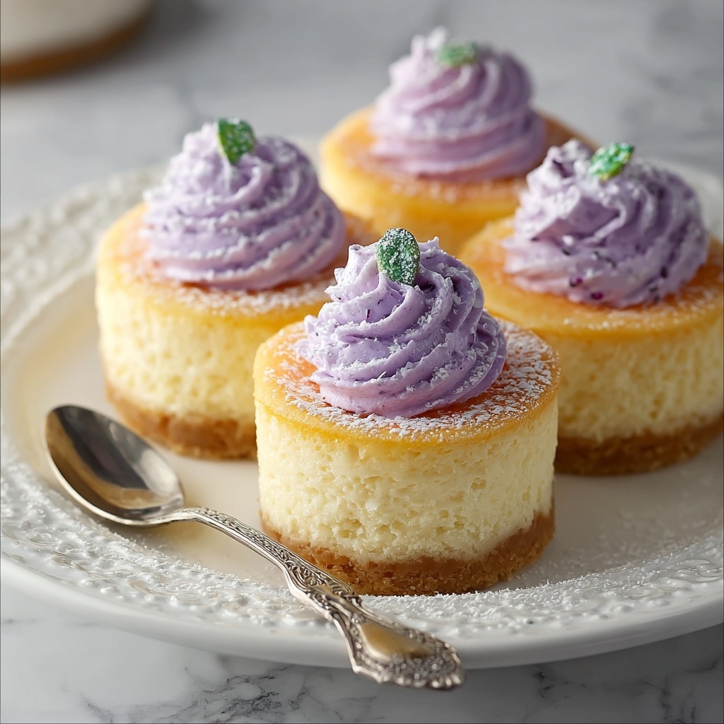 Japanese Mini Cotton Cheesecake Recipe - Recipe Image