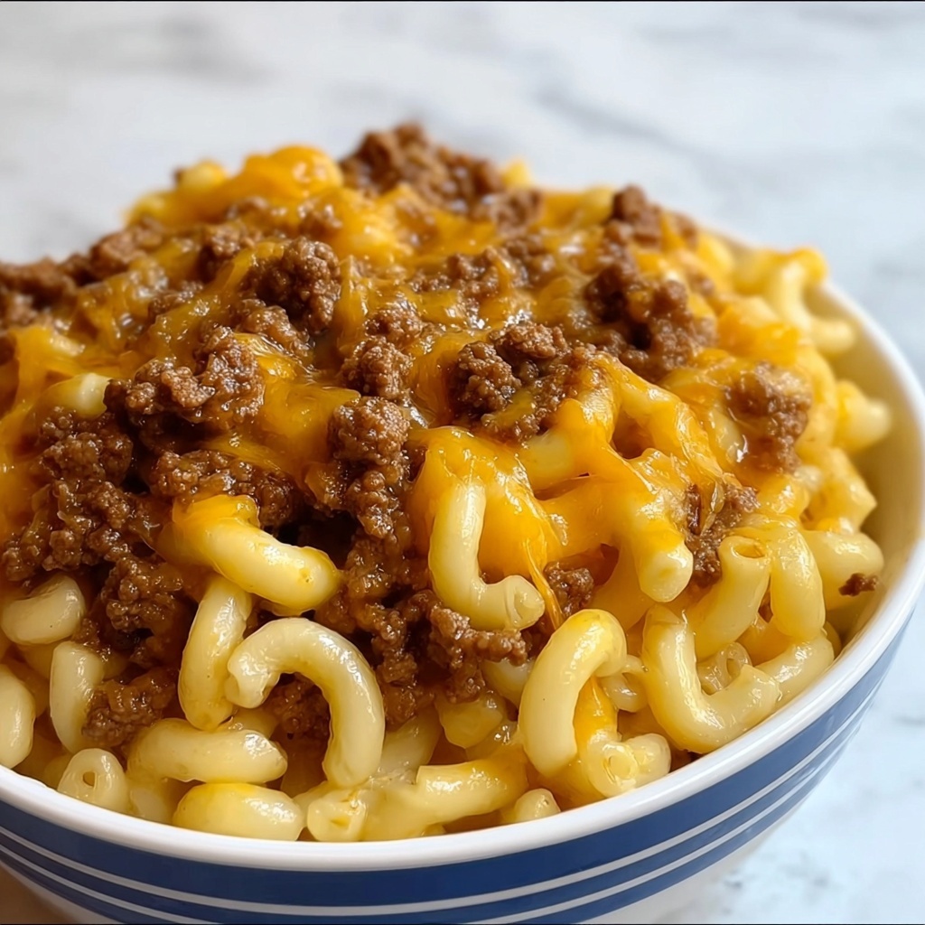 Macaroni and Beef Skillet Recipe - Recipe Image