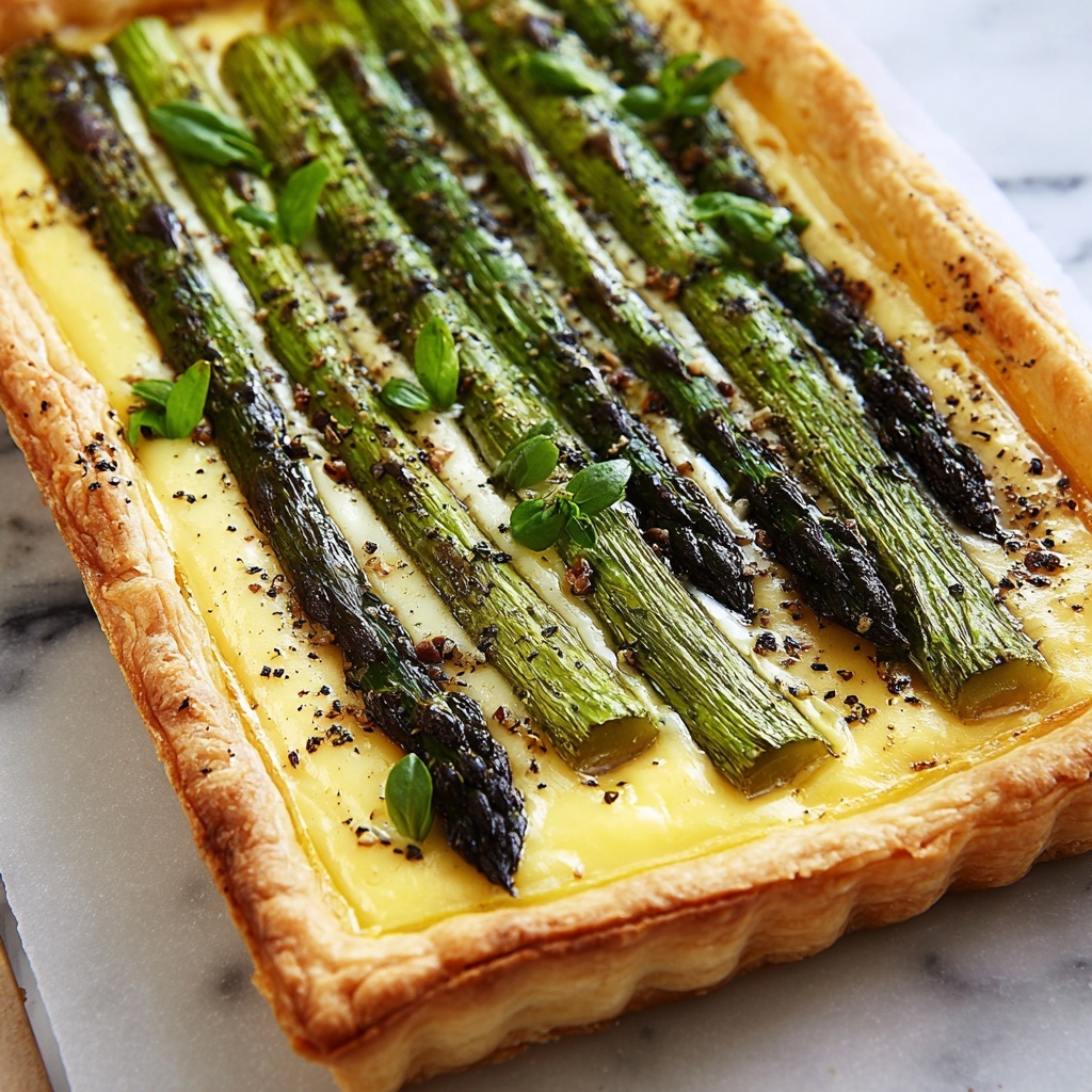 Asparagus and Goat Cheese Tart Recipe - Recipe Image